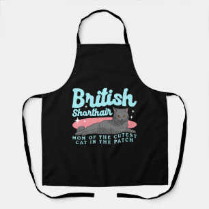 British Shorthair Mom Cat Owner Apron