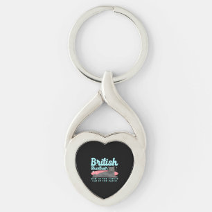 British Shorthair Mom Cat Owner Keychain