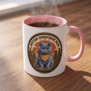 British Shorthair Mug Cat Mom Gift Coffee Cup