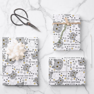 British Shorthair Wrapping Paper Sheet