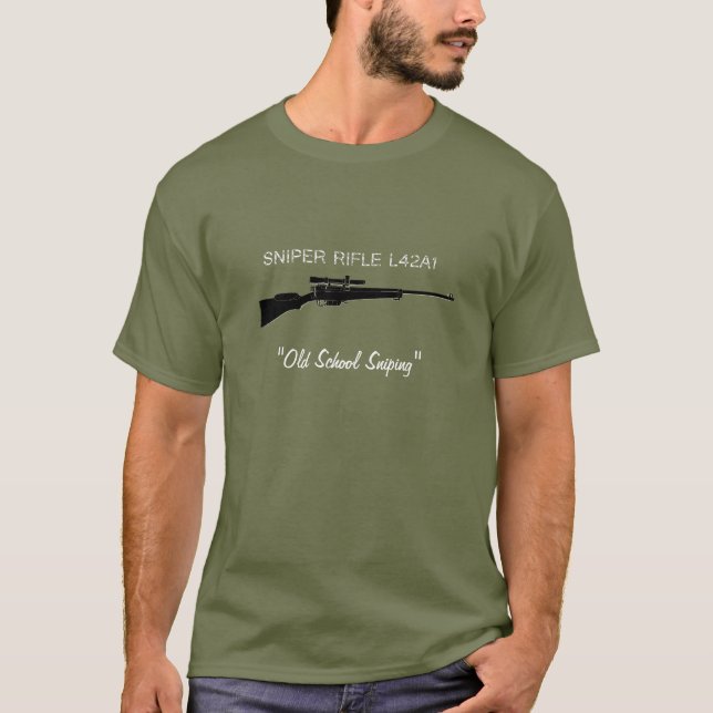 British Sniper Rifle Tee Shirt (Front)