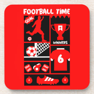 British Soccer Football  Coaster