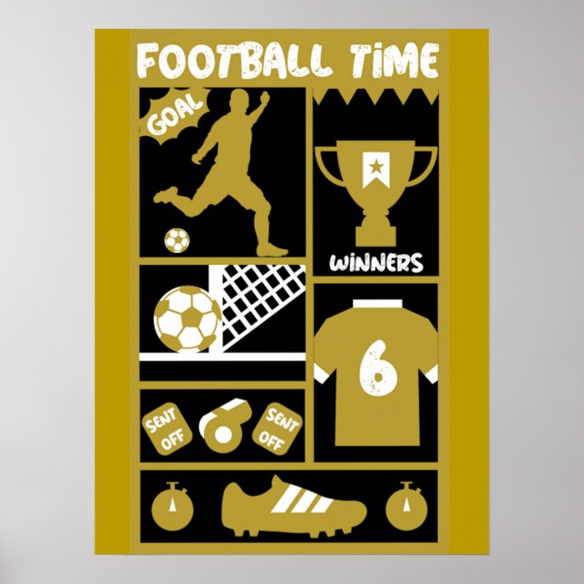 British Soccer Football    Poster (Front)