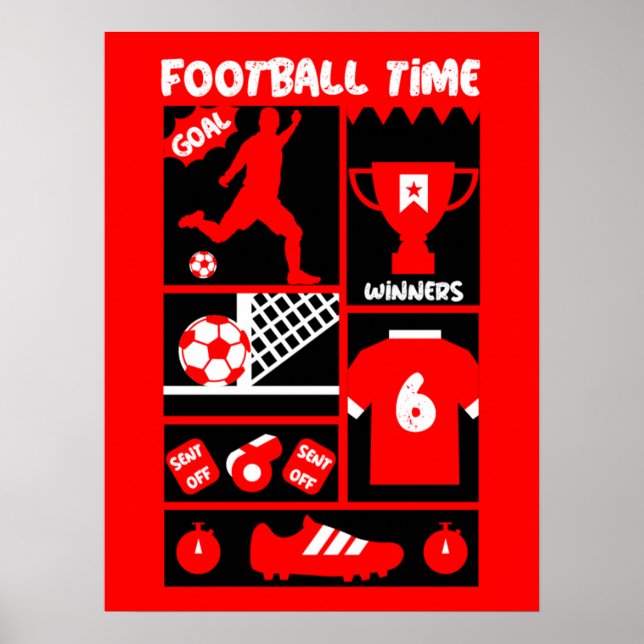 British Soccer Football   Poster (Front)