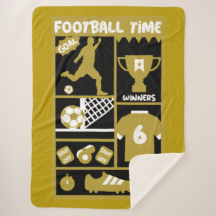 British Soccer Football       Sherpa Blanket