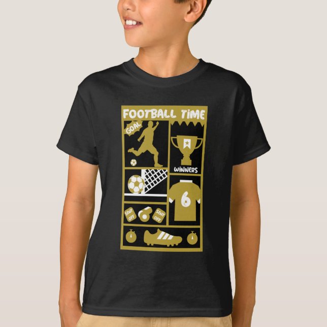 British Soccer Football    T-Shirt (Front)