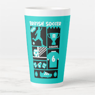 British Soccer  Latte Mug