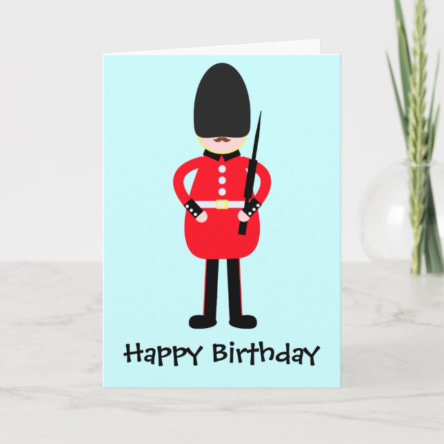British Soldier Card (Front)