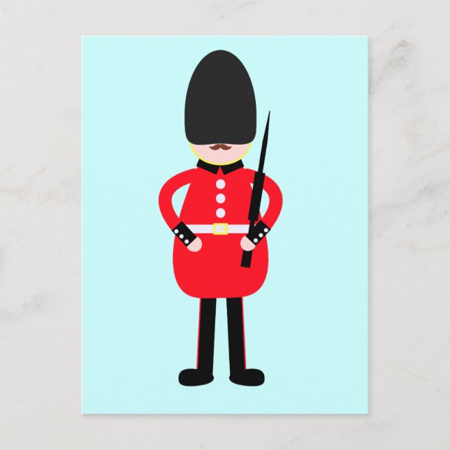British Soldier Postcard (Front)