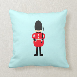 British Soldier Throw Pillow