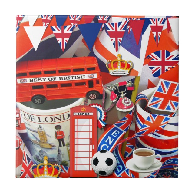 British Souvenirs Tile (Front)
