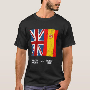 British Spain Flag Outfit Idea For Kids & Spanish T-Shirt