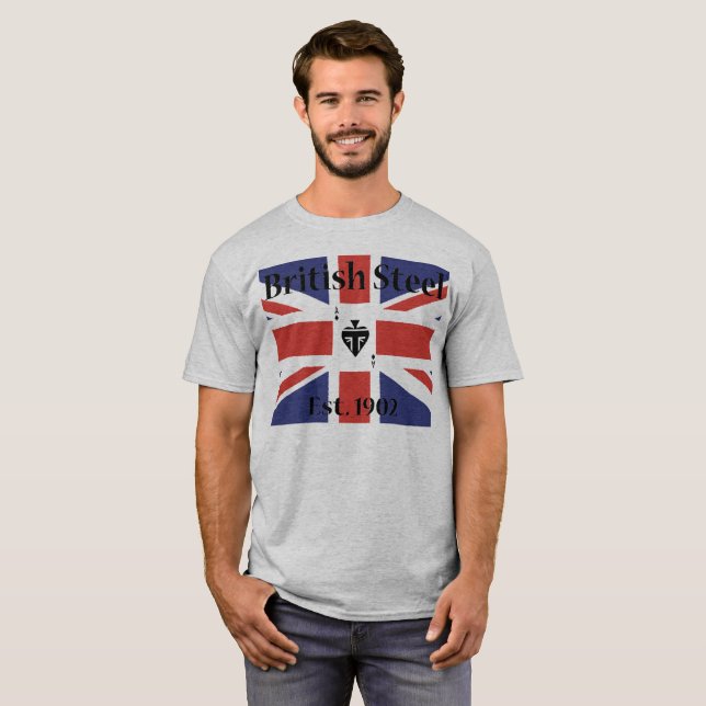 British Steel Motorcycle Shirt (Front Full)