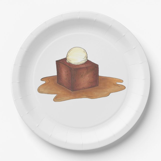 British Sticky Toffee Pudding Dessert Foodie Plate (Front)