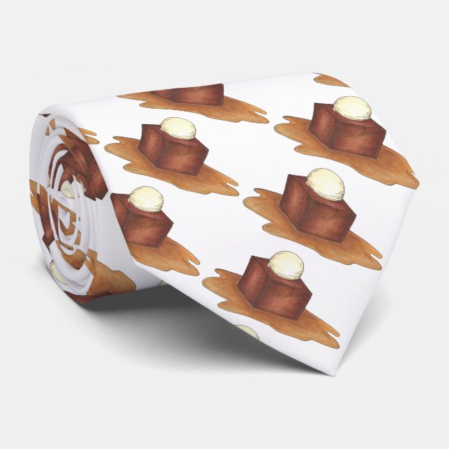 British Sticky Toffee Pudding English Dessert Tie (Rolled)