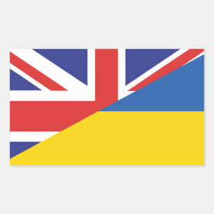 British support towards Ukraine Sherpa Blanket Sticker