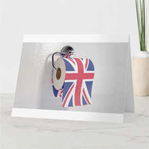 British Toilet Paper Card