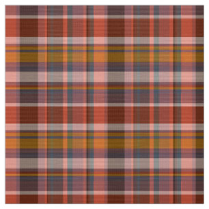 British traditioanl scottish pattern modern retro  fabric