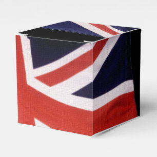 British UK Union Jack or Union Flag Patriotic Favor Box