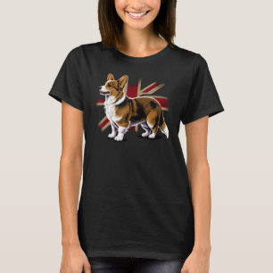 British UK Welsh Corgi on Great Britain Welsh Corg T-Shirt