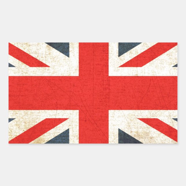 British Union Flag Sticker (Front)