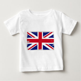 British Union Jack Flag Baby T-Shirt