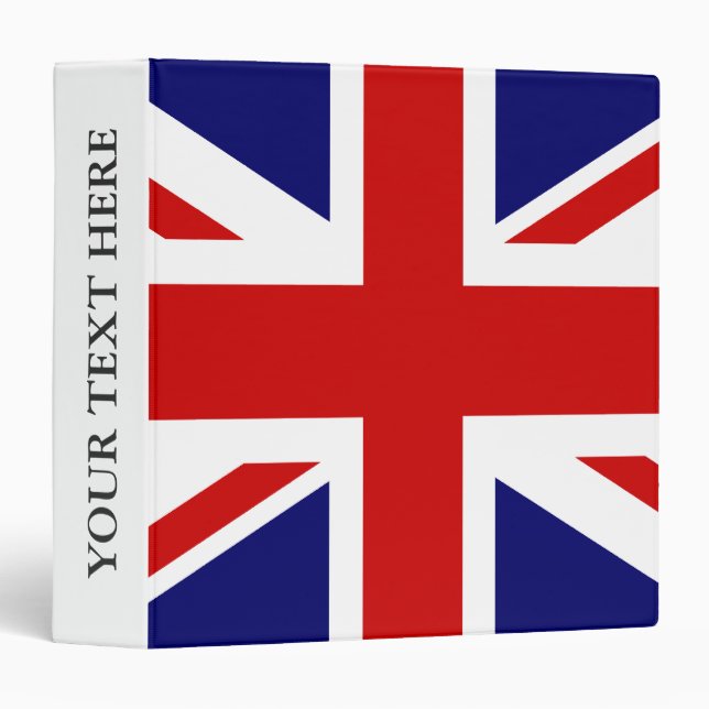British Union Jack flag English pride Binder (Front/Spine)