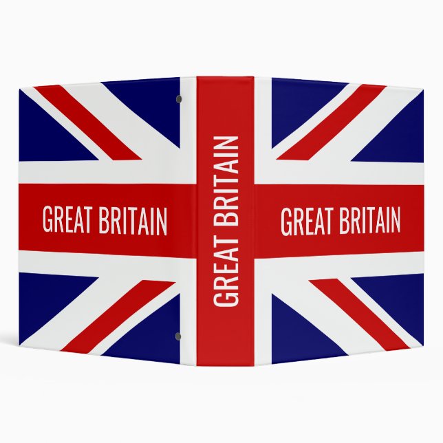 British Union Jack flag of England office binder (Background)