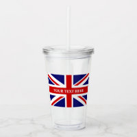 British Union Jack flag of United Kingdom custom