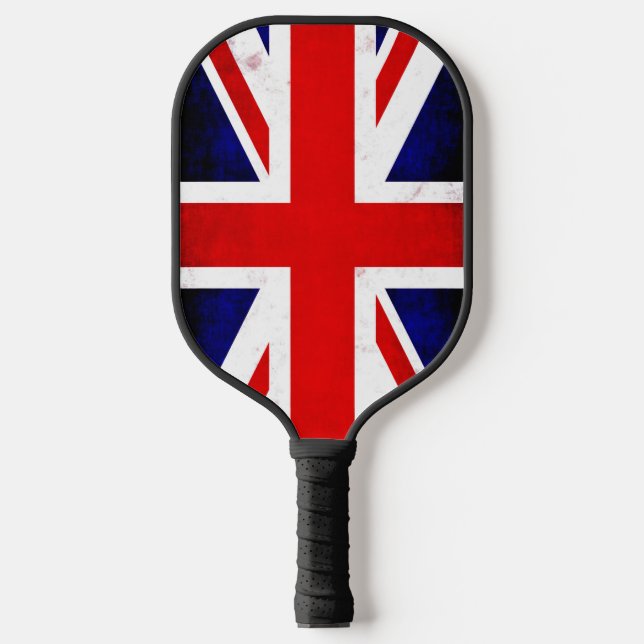 British Union Jack Flag Pickleball Paddle (Front)