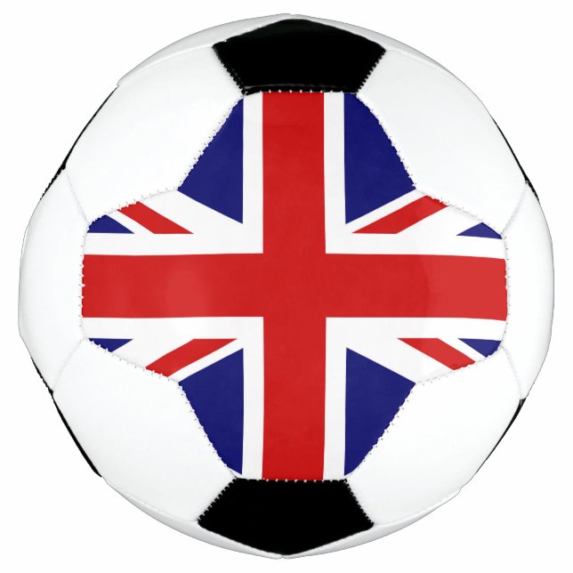 British Union Jack Flag Soccer Ball (Front)