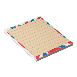 British Union Jack Flag Vintage Worn Notepad