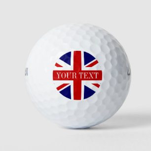 British Union Jack golf ball set English pride