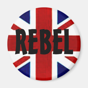 British/Union Jack REBEL Magnet