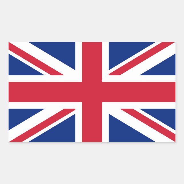 British Union Jack Sticker (Front)