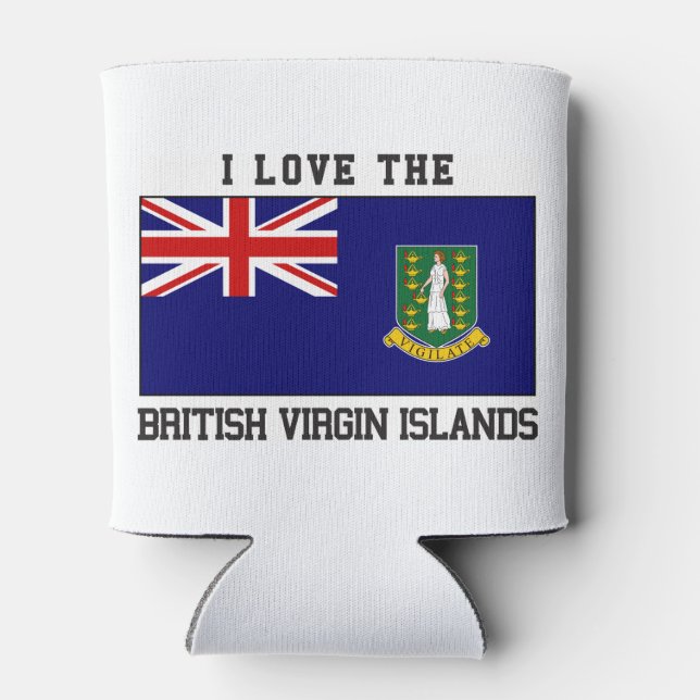 British Virgin Islands Can Cooler (Back)