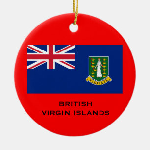 BRITISH VIRGIN ISLANDS - Christmas Ornament