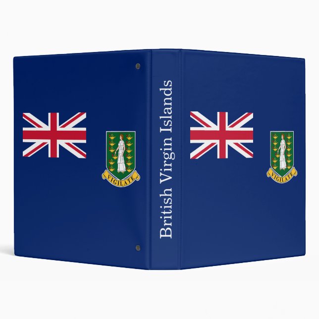 British Virgin Islands Flag Binder (Background)