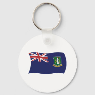 British Virgin Islands Flag Keychain