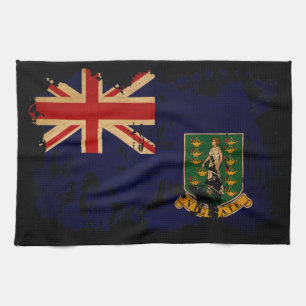 British Virgin Islands Flag Kitchen Towel