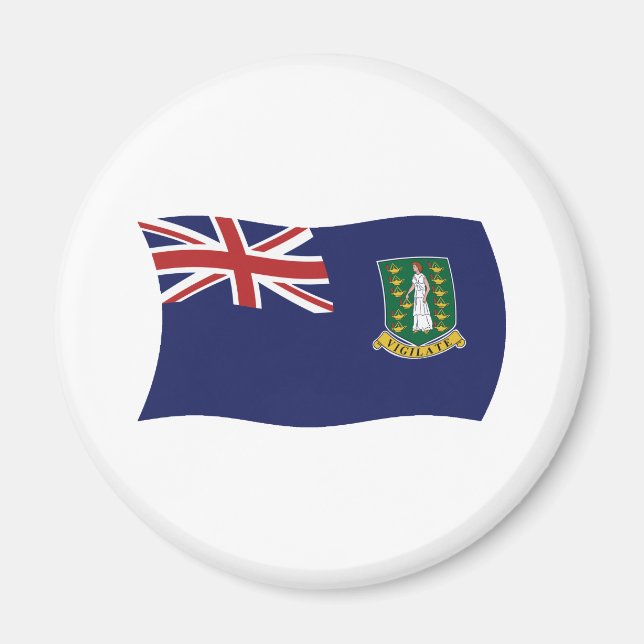 British Virgin Islands Flag Magnet (Front)
