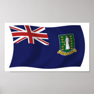 British Virgin Islands Flag Poster Print