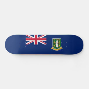 British Virgin Islands Flag Skateboard