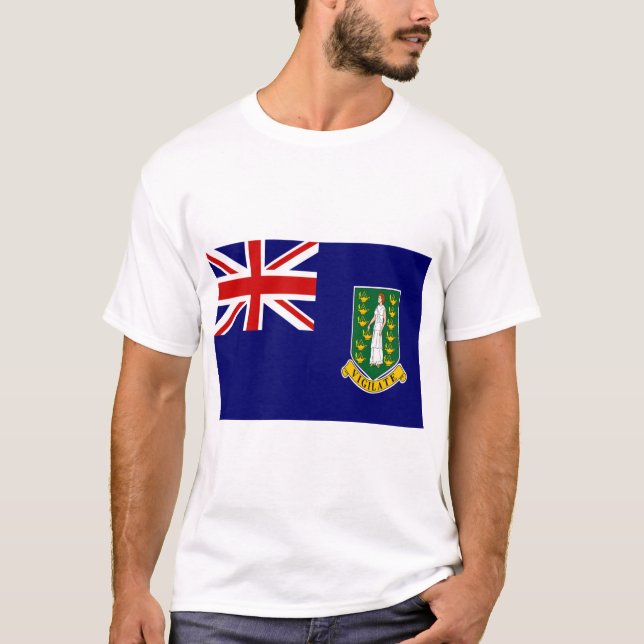 british virgin islands flag T-Shirt (Front)