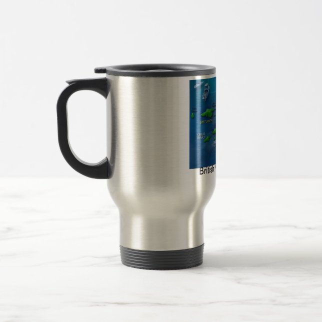 British Virgin Islands Mug MAP (Left)