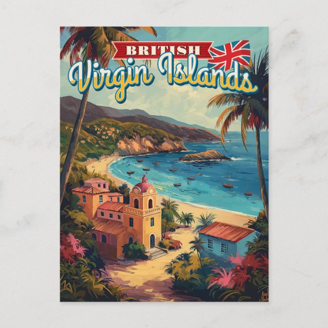 British Virgin Islands Postcard (Front)