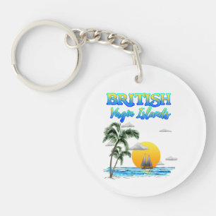 British Virgin Islands Sailing Keychain