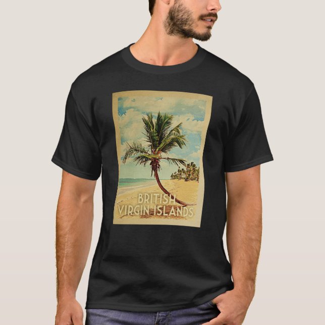 British Virgin Islands Vintage Travel T-shirt (Front)