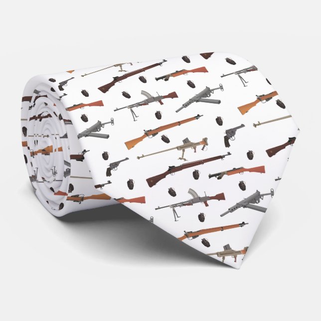 British WW2 Weapons Tie (Rolled)