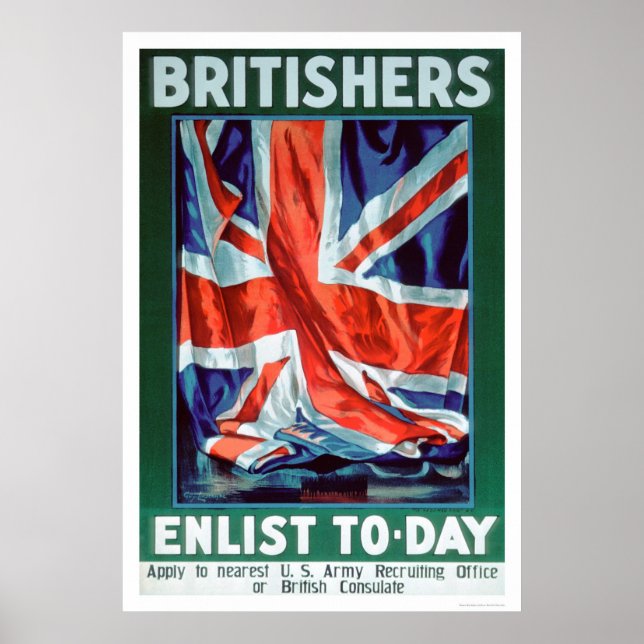 Britishers Enlist Today (US02116) Poster (Front)
